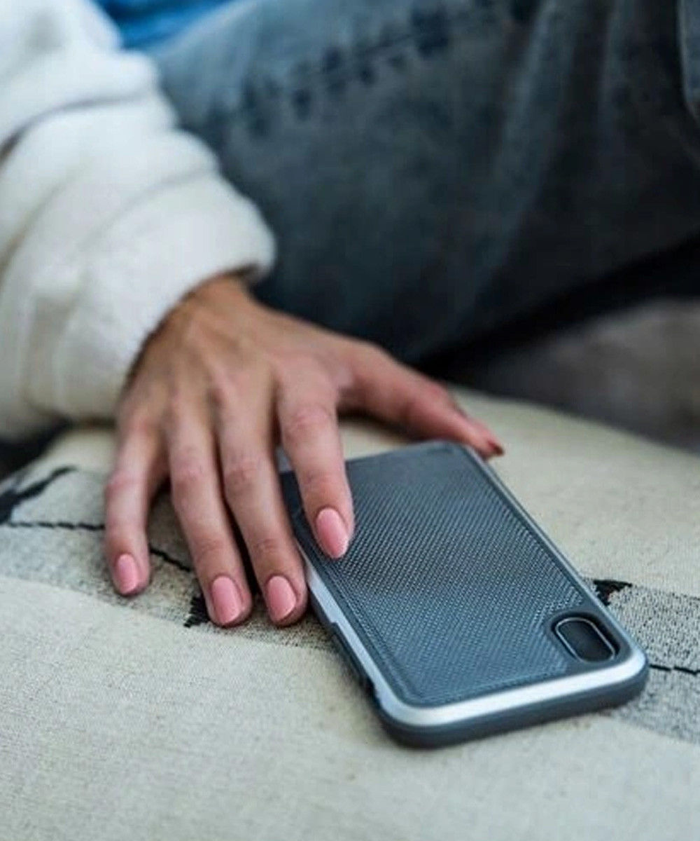 Raptic Lux Apple iPhone XS/X hoesje leather grijs afbeelding 5