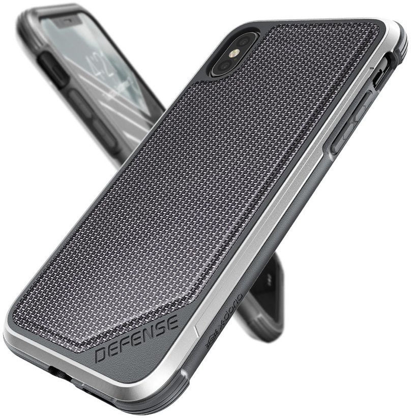 Raptic Lux Apple iPhone XS/X hoesje leather grijs afbeelding 7