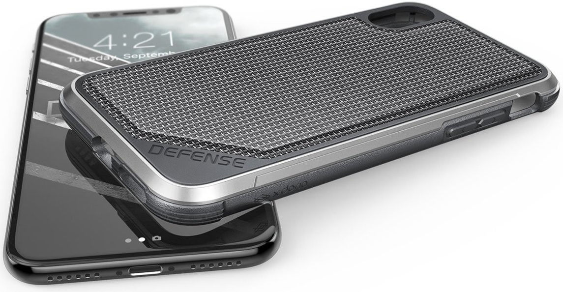 Raptic Lux Apple iPhone XS/X hoesje leather grijs afbeelding 8