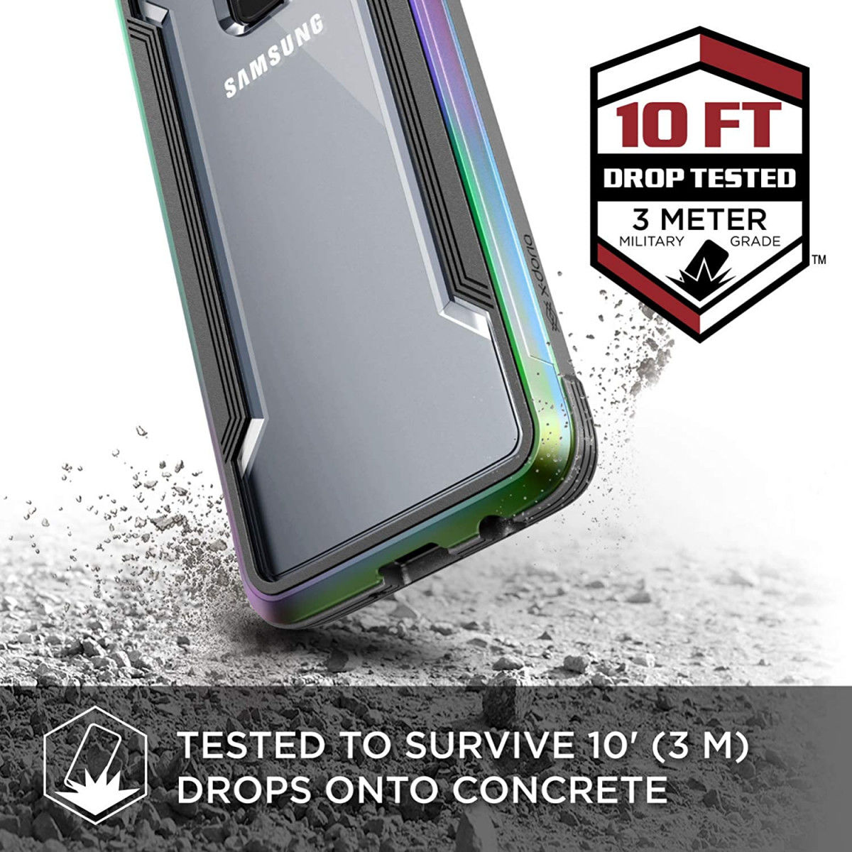 Raptic Shield Samsung Galaxy s9 hoesje iridescent shockproof afbeelding 8