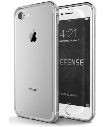 Raptic Edge Apple iPhone SE 2020 hoesje bumper zilver Hoesjes