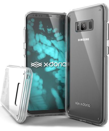 Raptic clearvue Samsung Galaxy s8 hoesje transparant Hoesjes