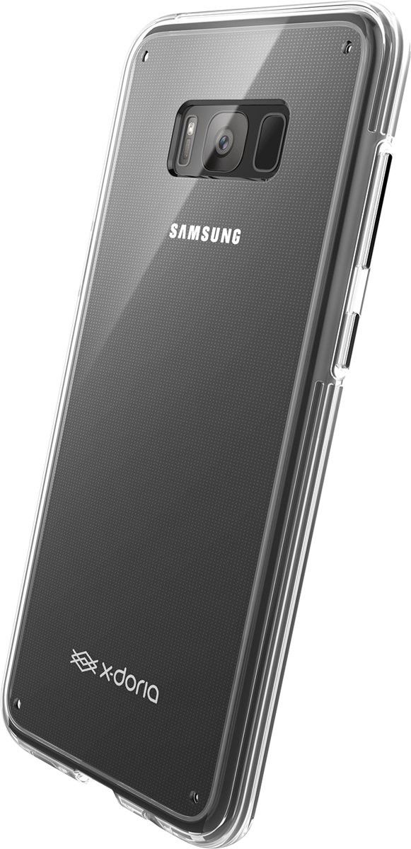 Raptic clearvue Samsung Galaxy s8 hoesje transparant afbeelding 2