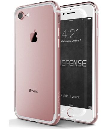 Raptic Edge Apple iPhone 8 7 hoesje bumper roze goud Hoesjes