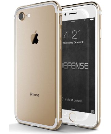 Raptic Edge Apple iPhone 8 7 hoesje bumper goud Hoesjes