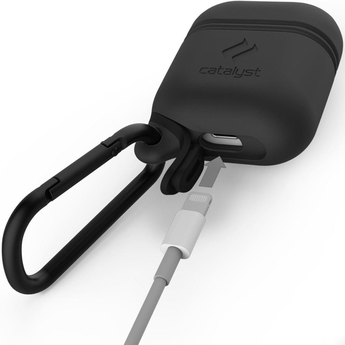 Catalyst Case Waterbestendig Hoesje Apple AirPods Slate Grey afbeelding 5