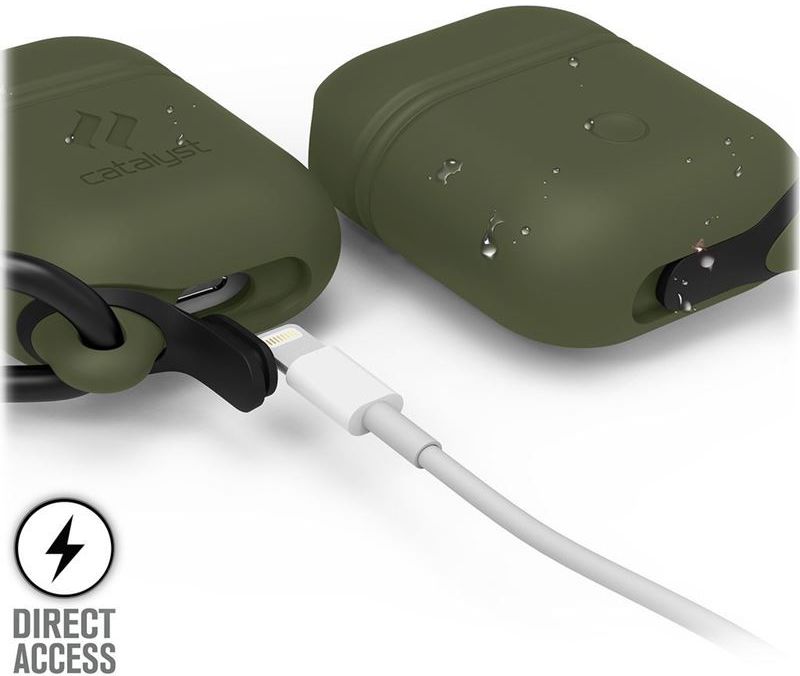 Catalyst Case Waterbestendig Hoesje Apple AirPods Army Green afbeelding 5