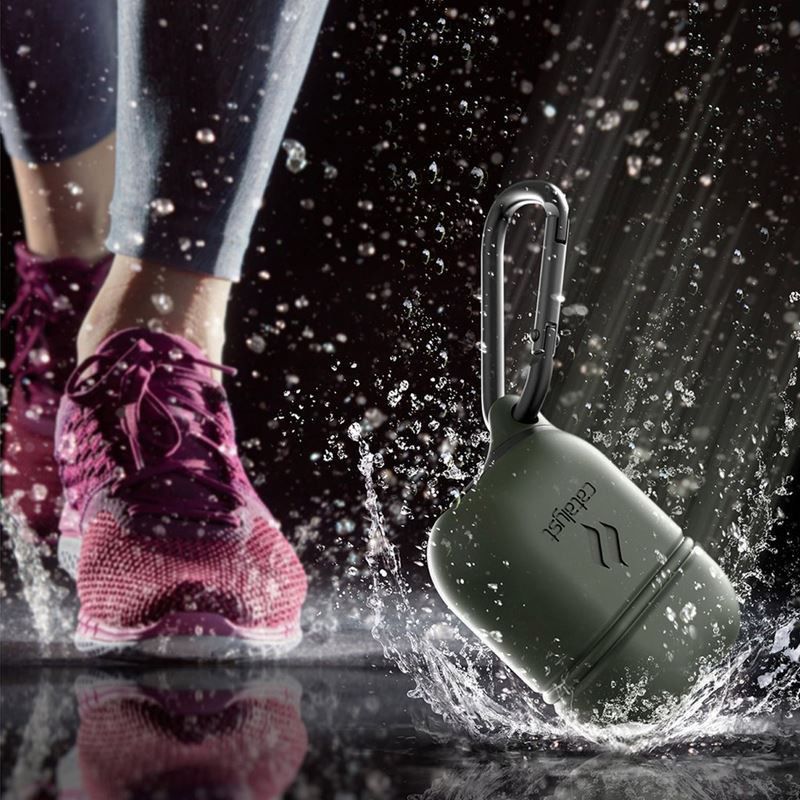 Catalyst Case Waterbestendig Hoesje Apple AirPods Army Green afbeelding 9