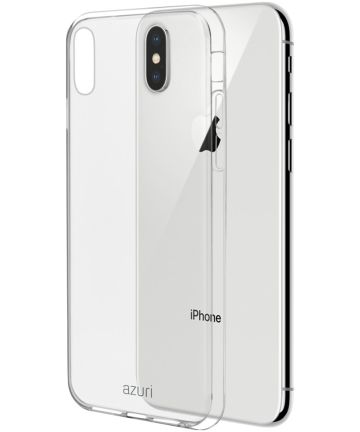 Azuri case TPU - transparant - for Apple iPhone Xs Max Hoesjes