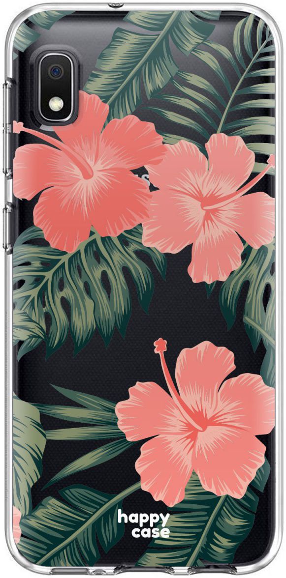 HappyCase Samsung Galaxy A10 Flexibel TPU Hoesje Tropic Vibe Print afbeelding 1