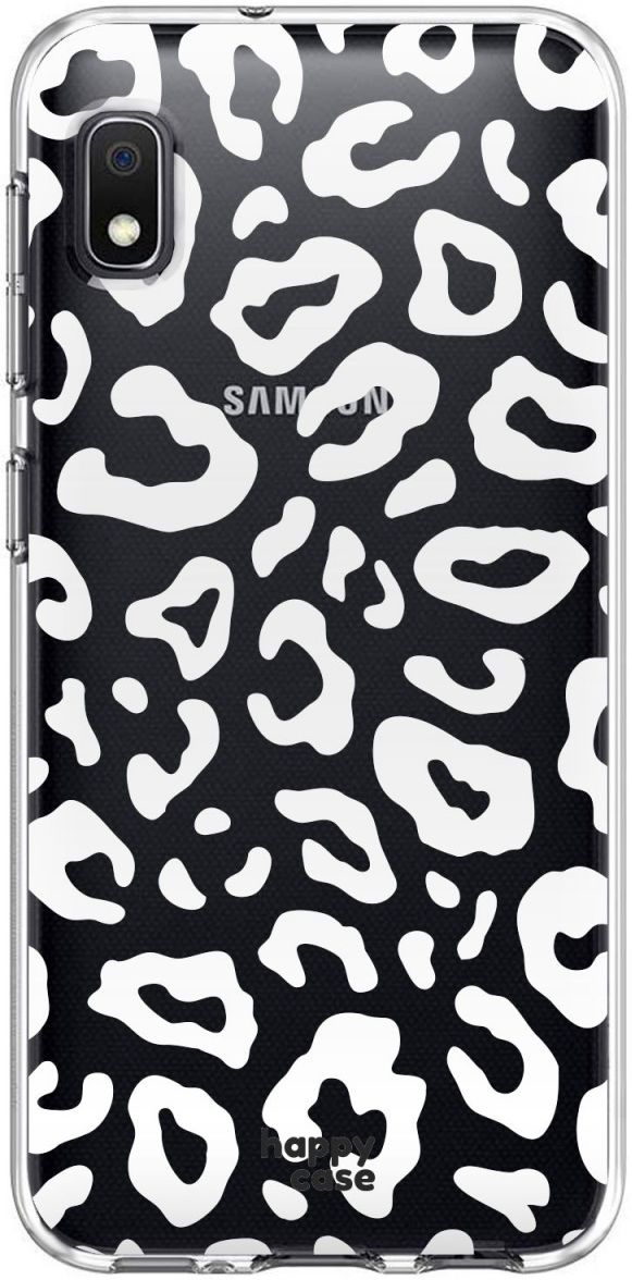 HappyCase Samsung Galaxy A10 Flexibel TPU Hoesje Luipaard Print afbeelding 1