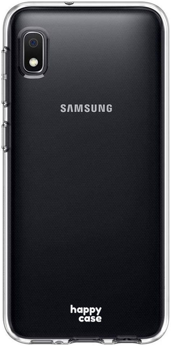 HappyCase Samsung Galaxy A10 Flexibel TPU Hoesje Clear Print afbeelding 1
