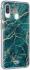 HappyCase Samsung Galaxy A20E Flexibel TPU Hoesje Aqua Marmer Print afbeelding 5
