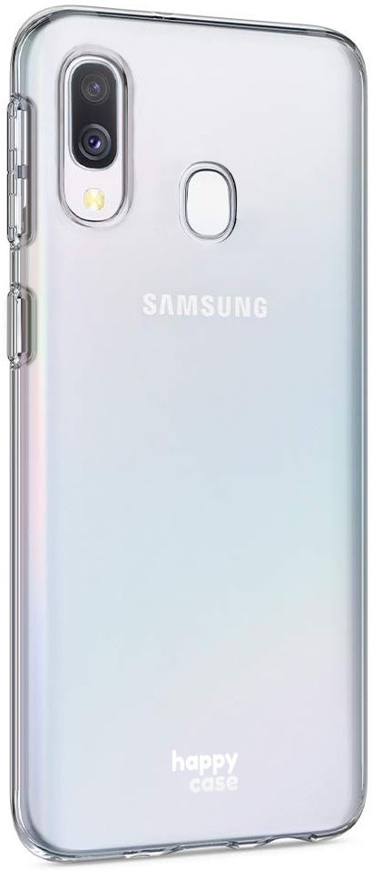 HappyCase Samsung Galaxy A20E Flexibel TPU Hoesje Clear Print afbeelding 5