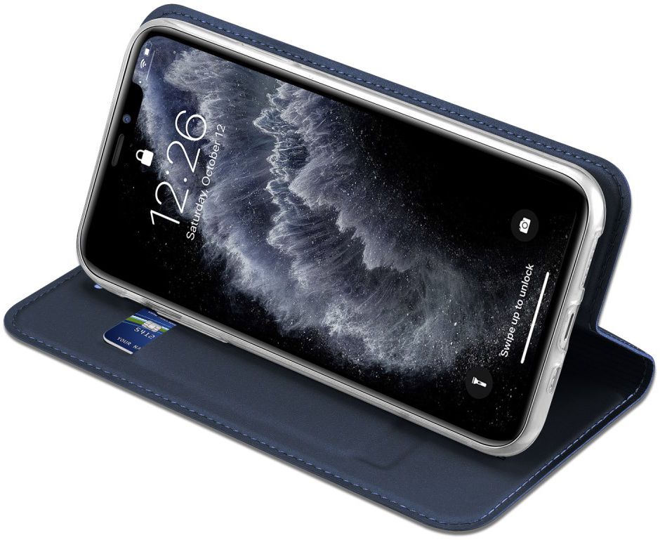 Dux Ducis Skin Pro Series Apple iPhone 11 Pro Hoesje Blauw afbeelding 4
