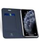 Dux Ducis Skin Pro Series Apple iPhone 11 Pro Max Flip Hoesje Blauw