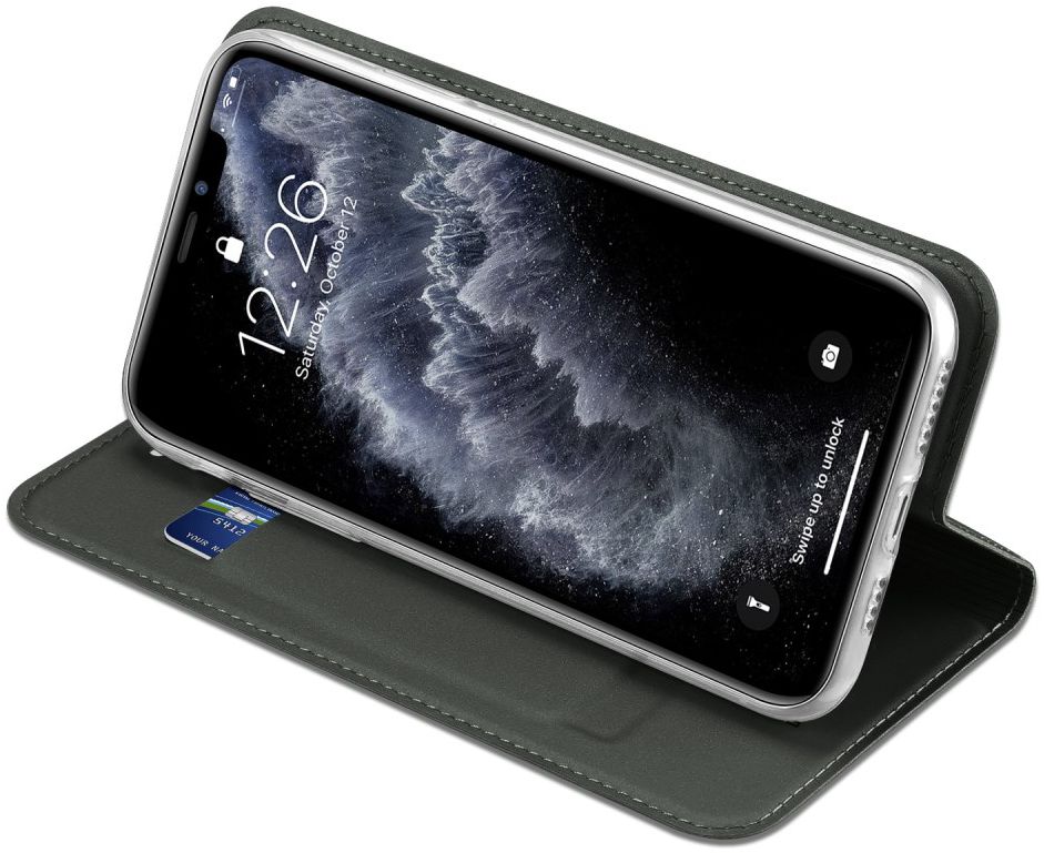 Dux Ducis Skin Pro Series Apple iPhone 11 Pro Max Flip Hoesje Groen afbeelding 4