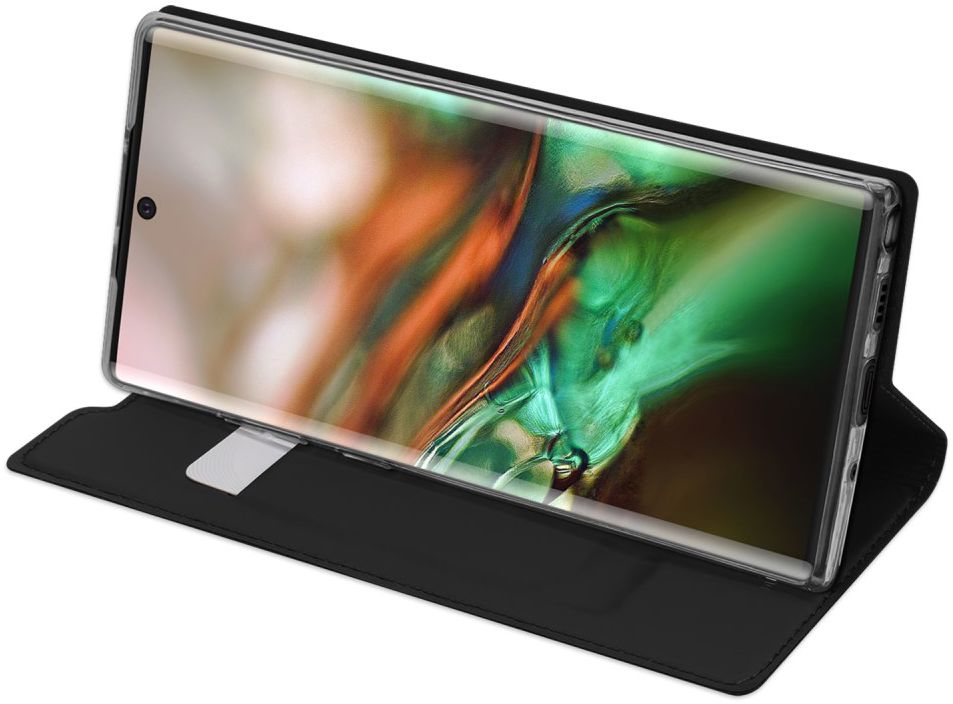 Dux Ducis Skin Pro Series Samsung Galaxy Note 10 Flip Hoesje Zwart afbeelding 4
