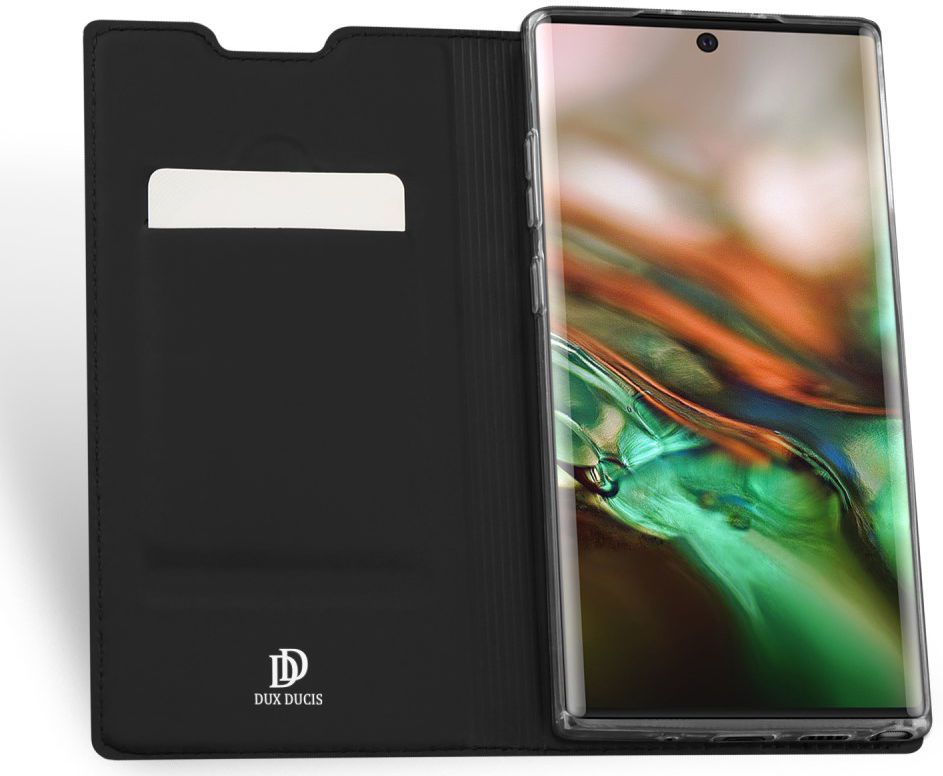 Dux Ducis Skin Pro Series Samsung Galaxy Note 10 Flip Hoesje Zwart afbeelding 2