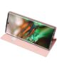 Dux Ducis Skin Pro Series Samsung Galaxy Note 10 Flip Hoesje Roze Goud