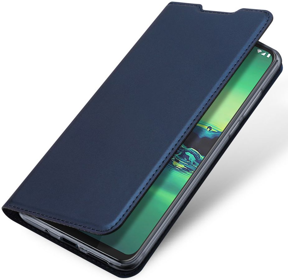 Dux Ducis Skin Pro Series Motorola Moto G8 Plus Flip Hoesje Blauw afbeelding 1