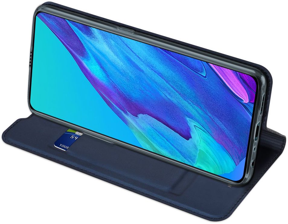 Dux Ducis Skin Pro Series Oppo Reno2 Flip Hoesje Blauw afbeelding 4