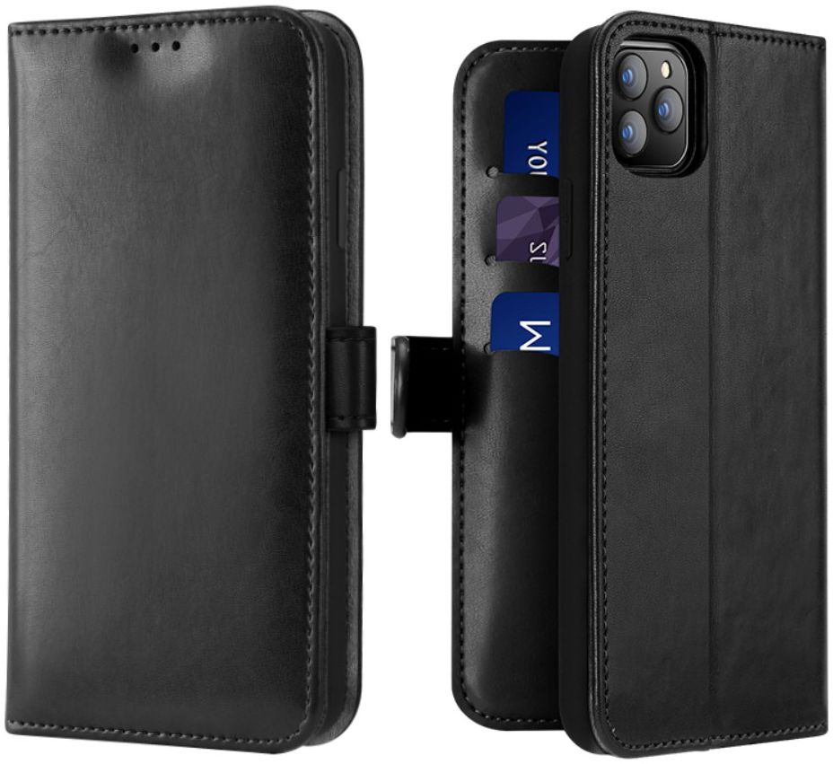 Dux Ducis Kado Series Apple iPhone 11 Pro Portemonnee Hoesje Zwart afbeelding 2