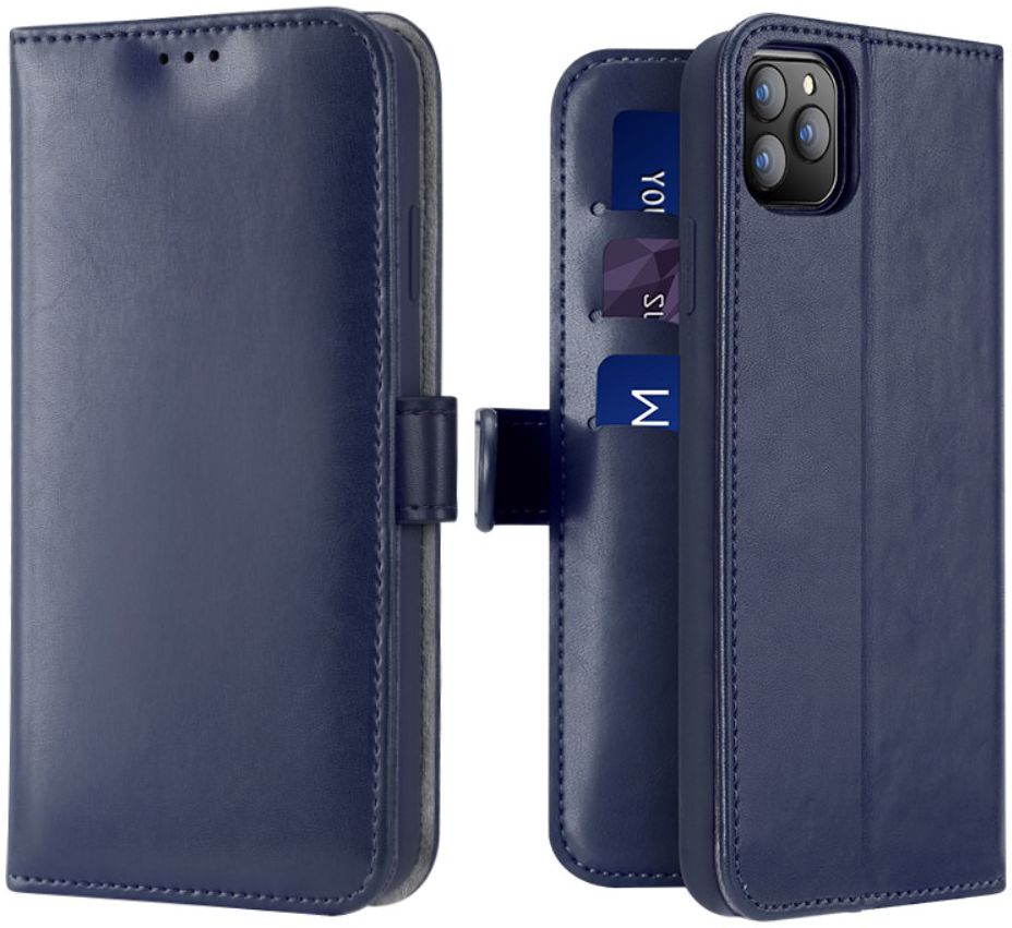 Dux Ducis Kado Series Apple iPhone 11 Pro Portemonnee Hoesje Blauw afbeelding 2