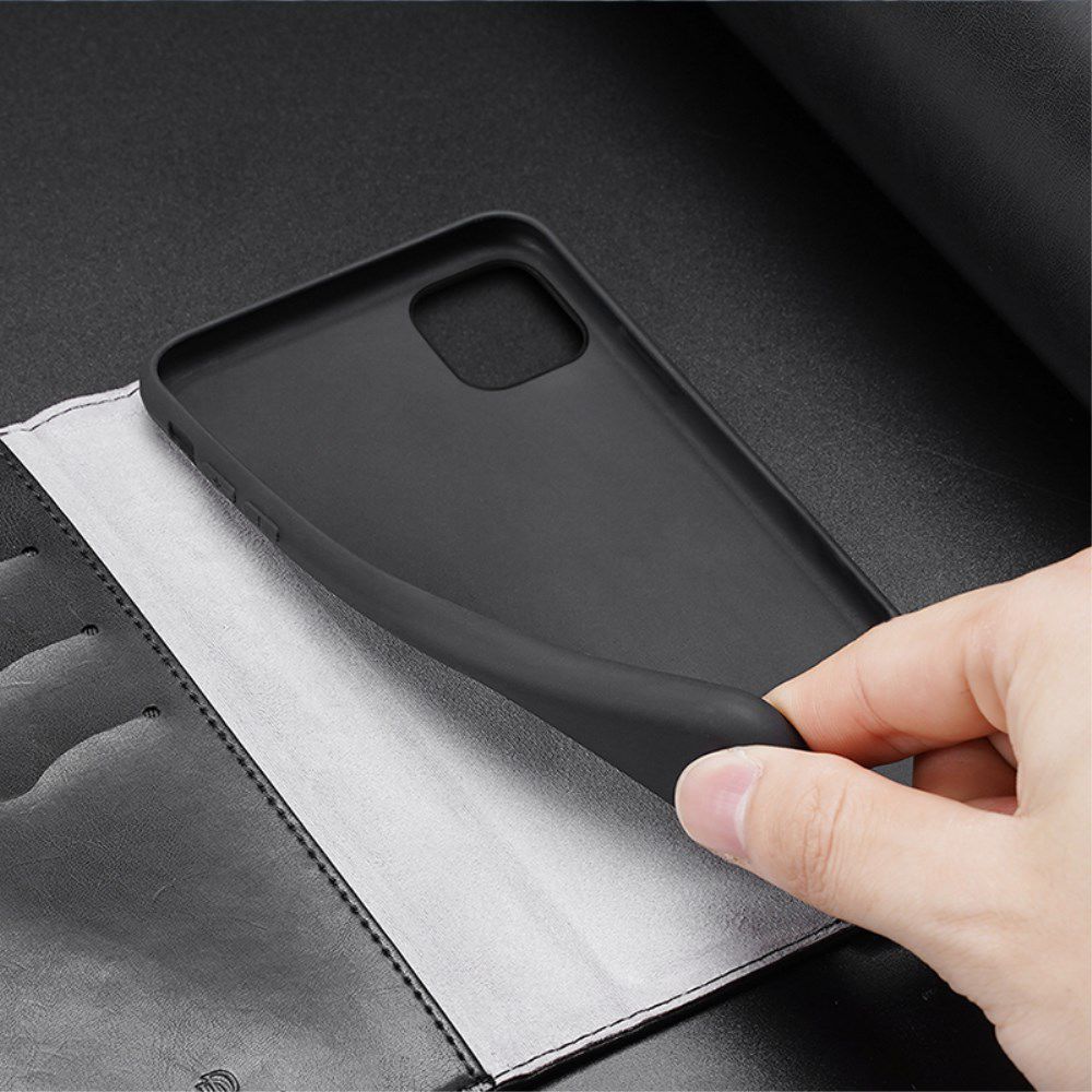 Dux Ducis Kado Series Apple iPhone 11 Pro Max Portemonnee Hoesje Zwart afbeelding 7