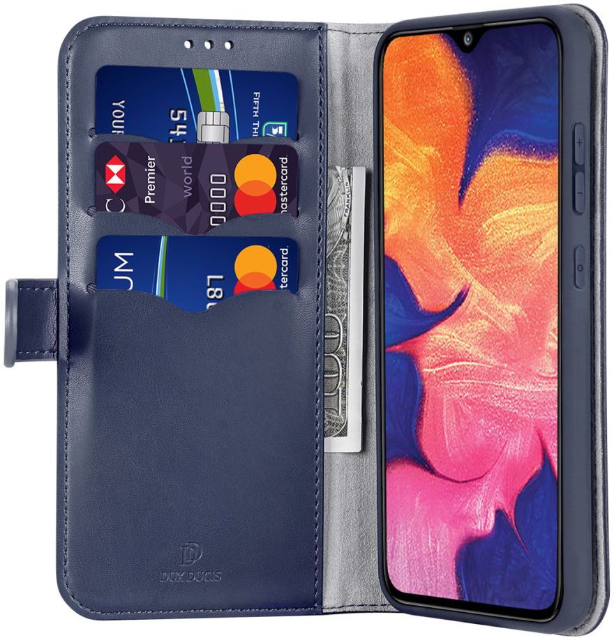 Dux Ducis Kado Series Samsung Galaxy A10 Portemonnee Hoesje Blauw afbeelding 1