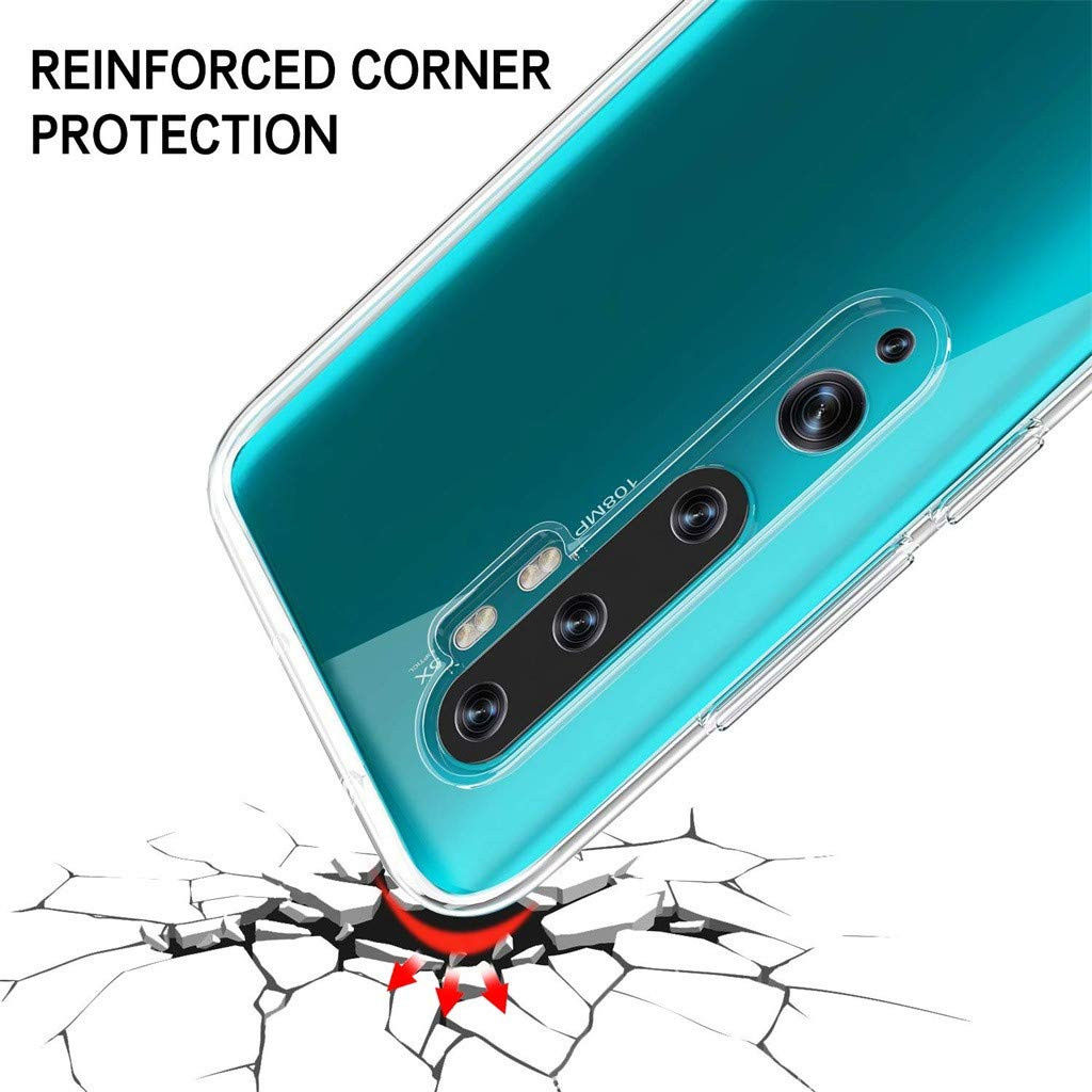 Xiaomi Mi Note 10 (Pro) Hoesje Dun TPU Transparant afbeelding 4