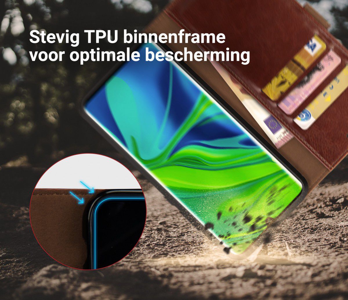 Rosso Element Xiaomi Mi Note 10 (Pro) Bruin afbeelding 6