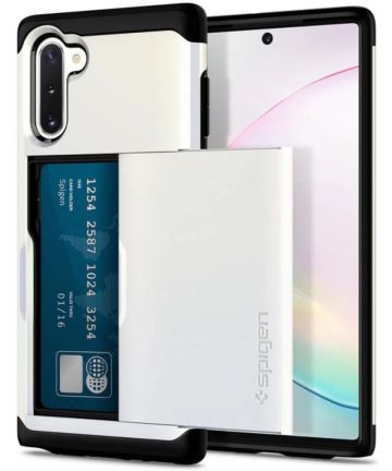 Spigen Slim Armor Samsung Galaxy Note 10 Hoesje Glow White Hoesjes