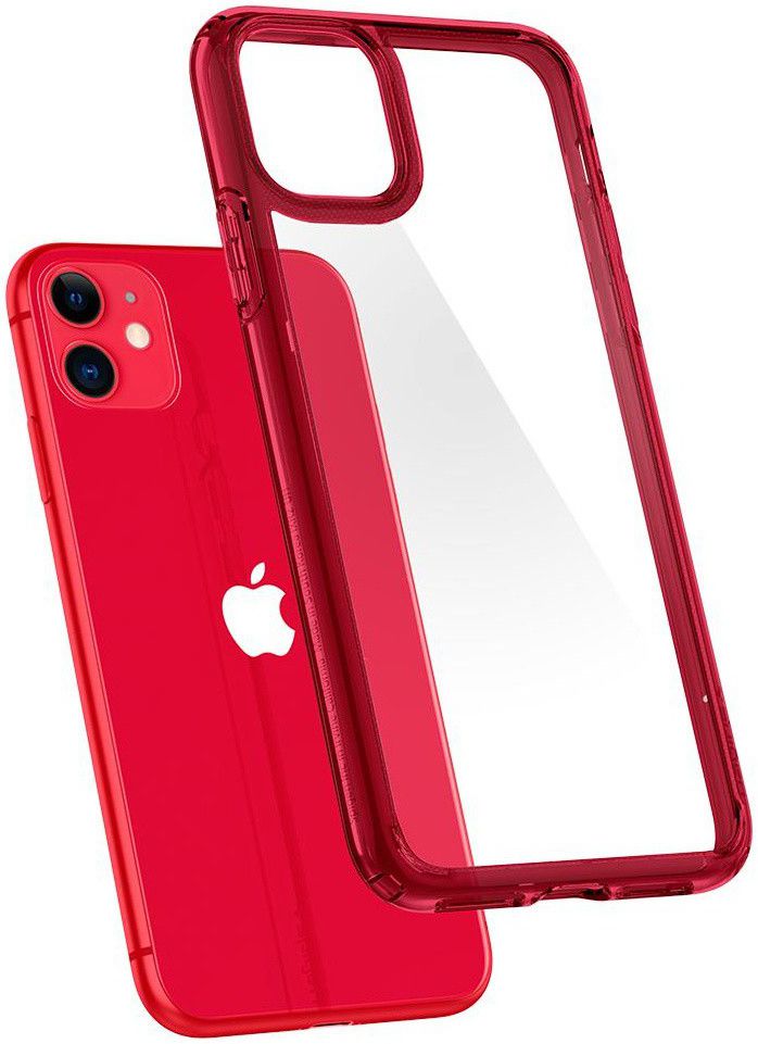 Spigen Ultra Hybrid Apple iPhone 11 Hoesje Red Crystal afbeelding 2