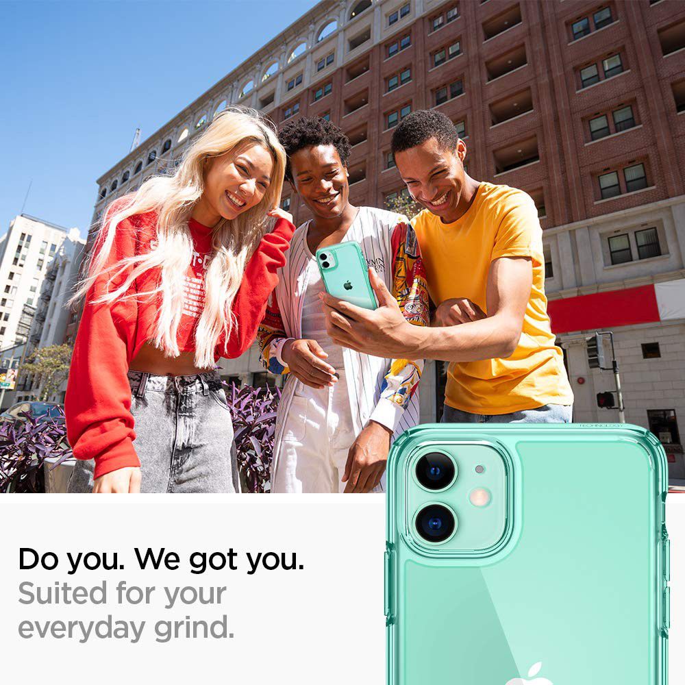 Spigen Ultra Hybrid Apple iPhone 11 Hoesje Green Crystal afbeelding 5