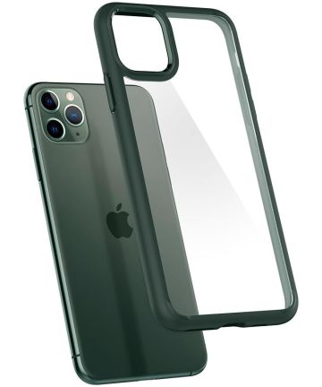 Spigen Ultra Hybrid Case Apple Iphone 11 Pro Max Groen Gsmpunt Nl