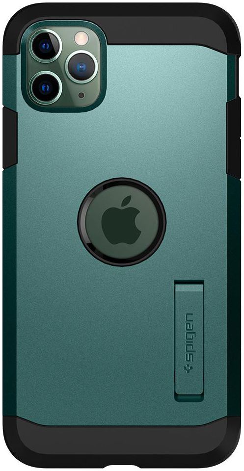 Spigen Tough Armor Case iPhone 11 Pro Max Midnight Green afbeelding 2