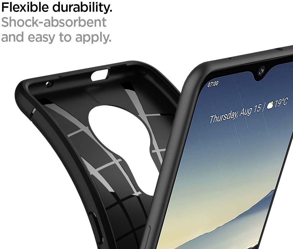 Spigen Rugged Armor Hoesje Nokia 7.2 Zwart afbeelding 2
