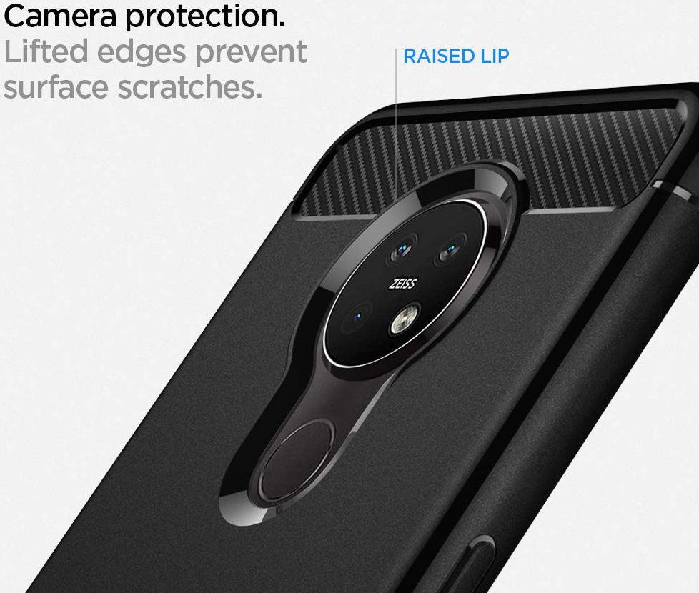 Spigen Rugged Armor Hoesje Nokia 7.2 Zwart afbeelding 3