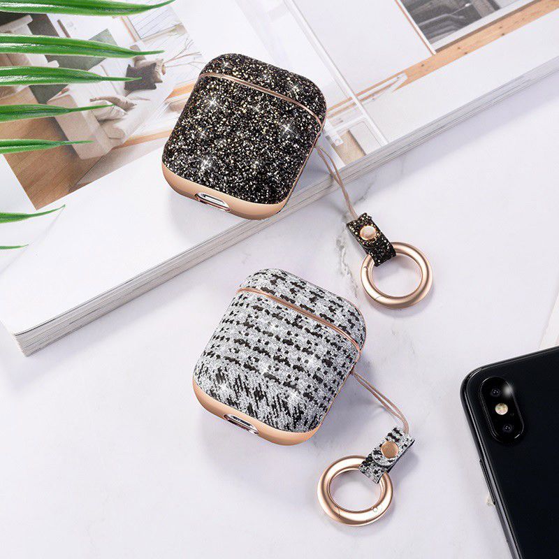 Hoco Beautiful Series Apple AirPods Stevig TPU Hoesje Zilver afbeelding 4