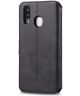 AZNS Samsung Galaxy A20e Portemonnee Stand Hoesje Zwart