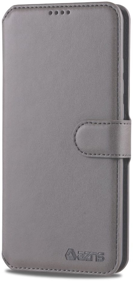 AZNS Samsung Galaxy A20e Portemonnee Stand Hoesje Grijs afbeelding 2