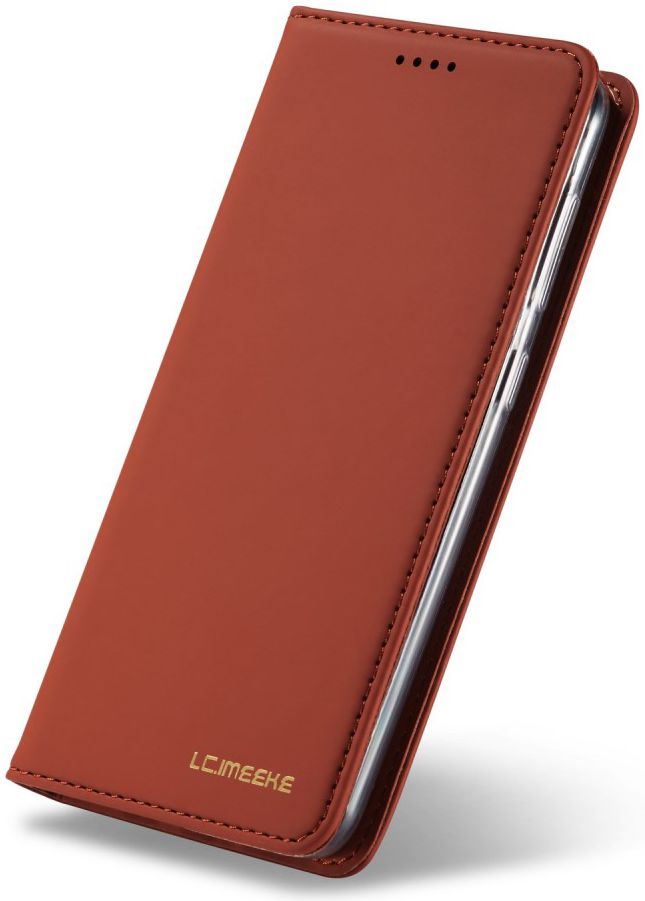 Samsung Galaxy A20e Portemonnee Stand Bookcase Hoesje Kunstleer Bruin afbeelding 11