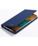 Samsung Galaxy A20e Portemonnee Stand Bookcase Hoesje Kunstleer Blauw