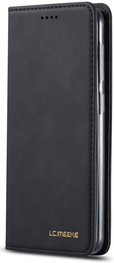 Samsung Galaxy A20e Portemonnee Stand Bookcase Hoesje Kunstleer Zwart afbeelding 4