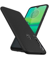 Motorola Moto G8 Play Twill Slim Texture Back Cover Zwart