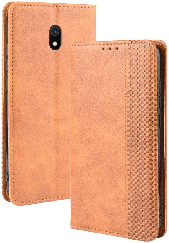 Xiaomi Redmi 8A Retro Portemonnee Hoesje Bruin afbeelding 4