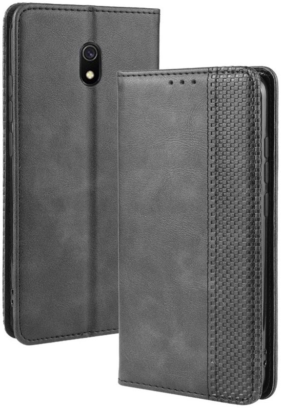 Xiaomi Redmi 8A Retro Portemonnee Hoesje Zwart afbeelding 8