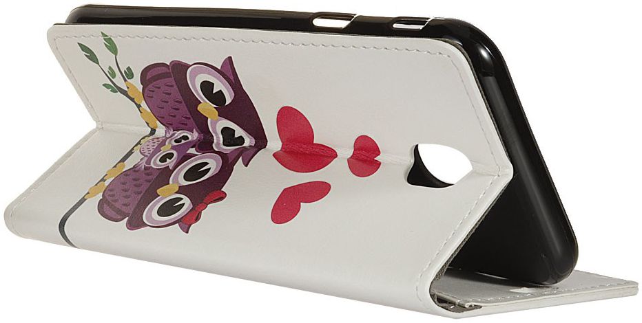 Xiaomi Redmi 8A Portemonnee Hoesje met Uilen Print afbeelding 3