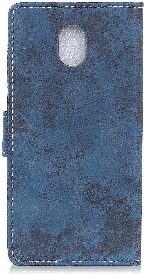 Xiaomi Redmi 8A Vintage Portemonnee Stand Hoesje Blauw afbeelding 4